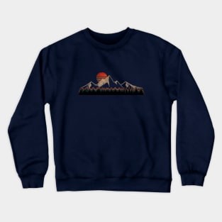 Pixel Mountain Crewneck Sweatshirt